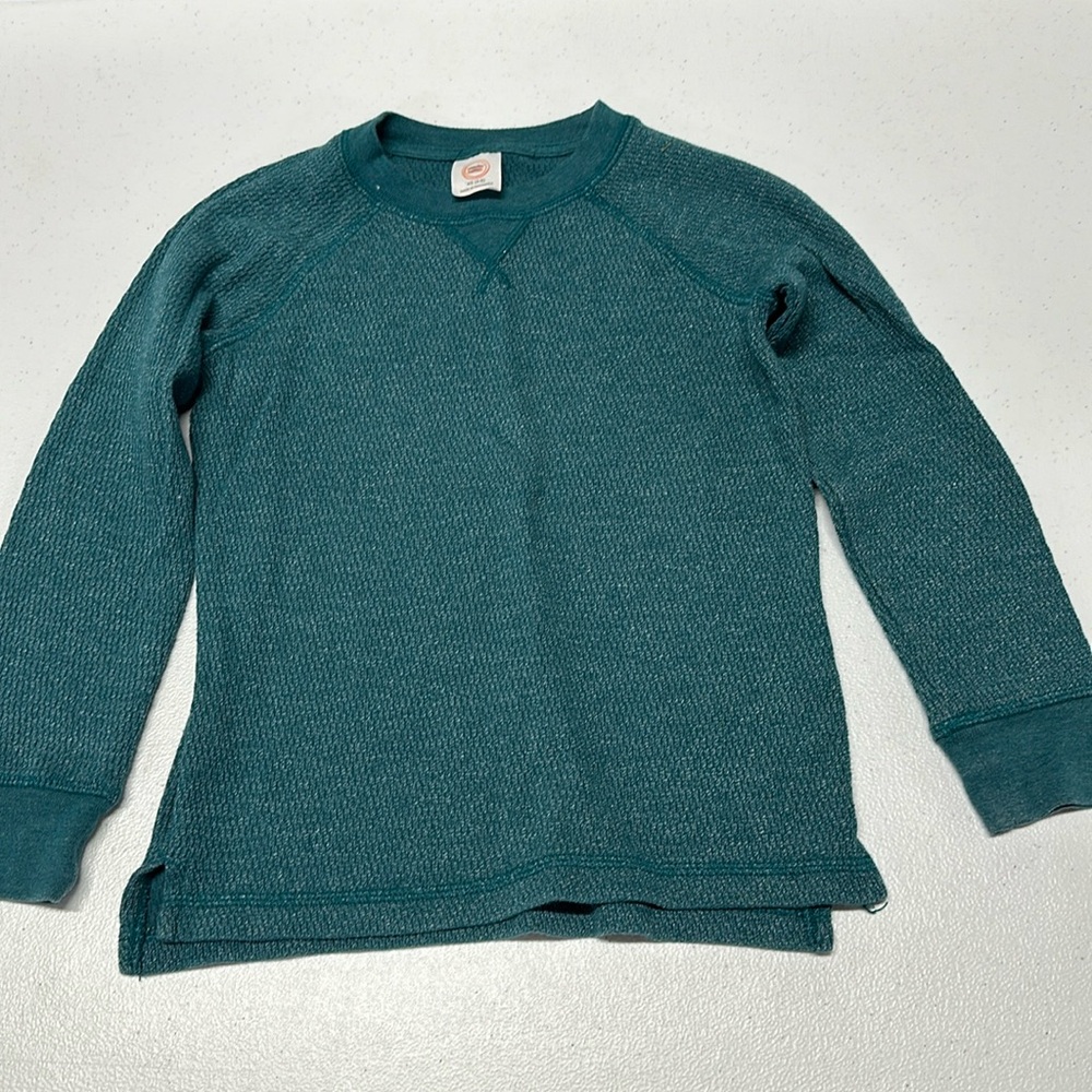 😍 3 for $15 😍 boy’s Green long sleeve shirt sz XS (4/5)